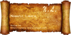 Nemetz Laura névjegykártya